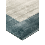 Однотонный ковёр с бордюром  Minimalism Border Blue 140x200